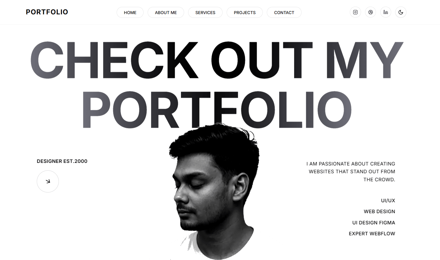 nuvyx UI Portfolio Template